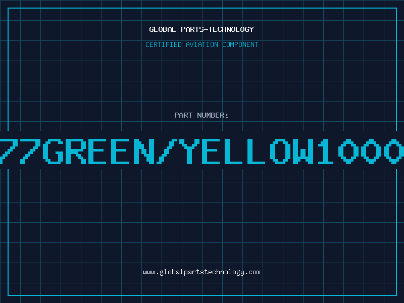 Aviation Part 3077GREEN/YELLOW1000FT