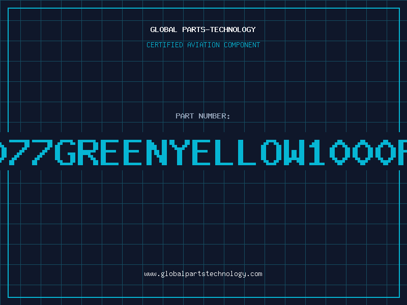 Aviation Part 3077GREENYELLOW1000FT