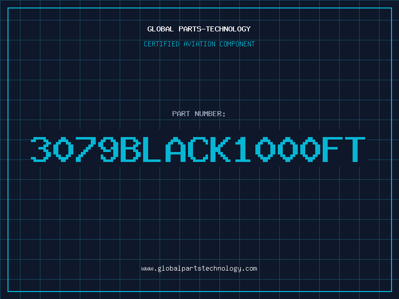 Aviation Part 3079BLACK1000FT
