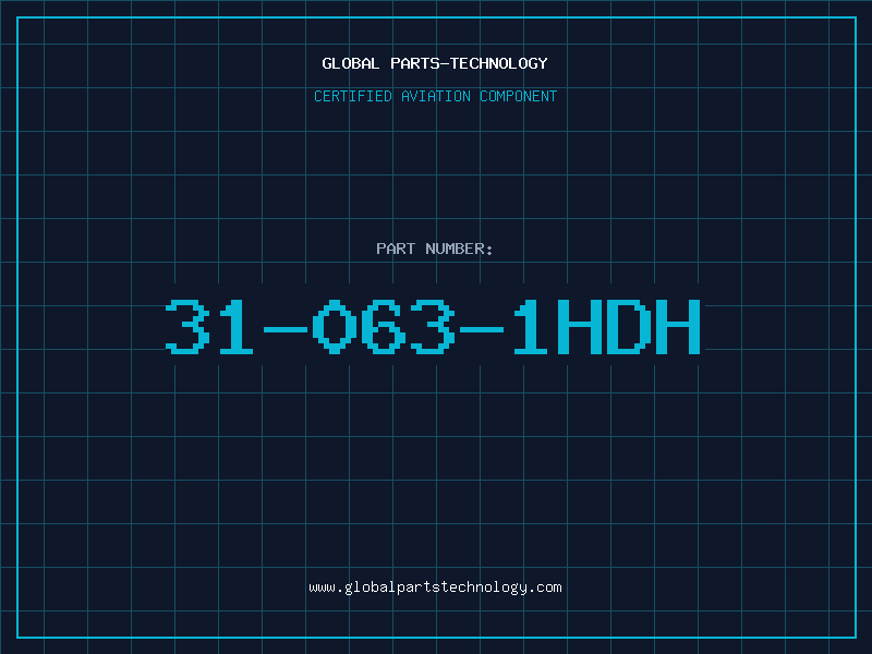 Aviation Part 31-063-1HDH