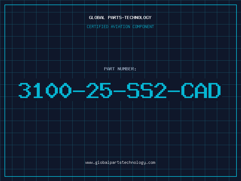 Aviation Part 3100-25-SS2-CAD