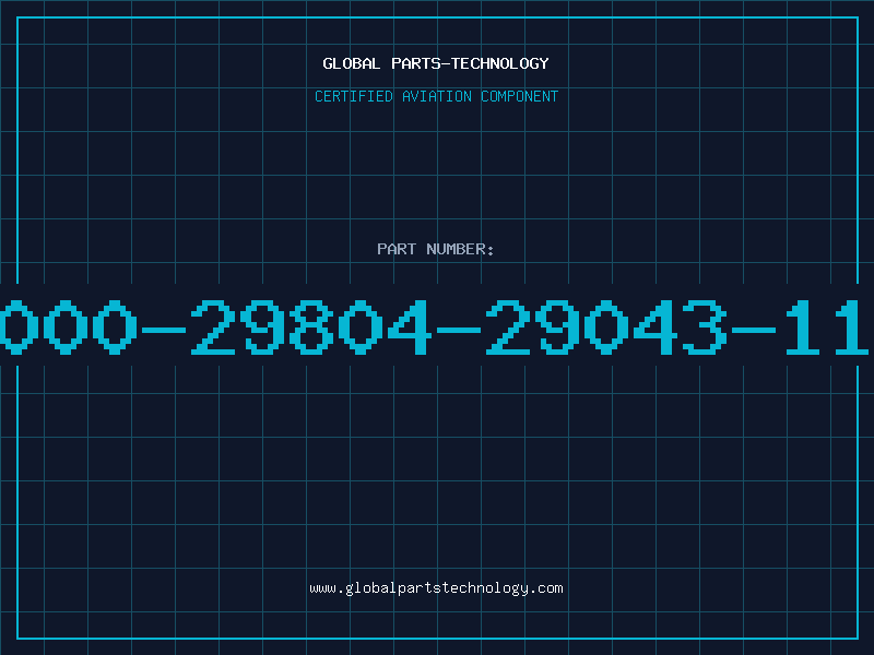 Aviation Part 31000-29804-29043-11.0