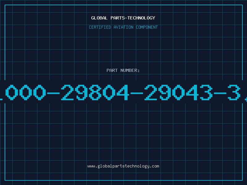 Aviation Part 31000-29804-29043-3.8
