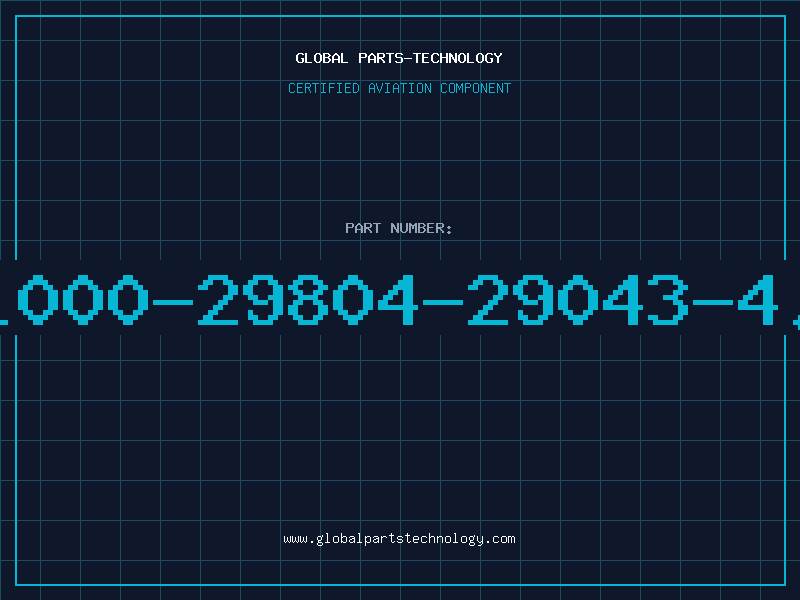 Aviation Part 31000-29804-29043-4.1