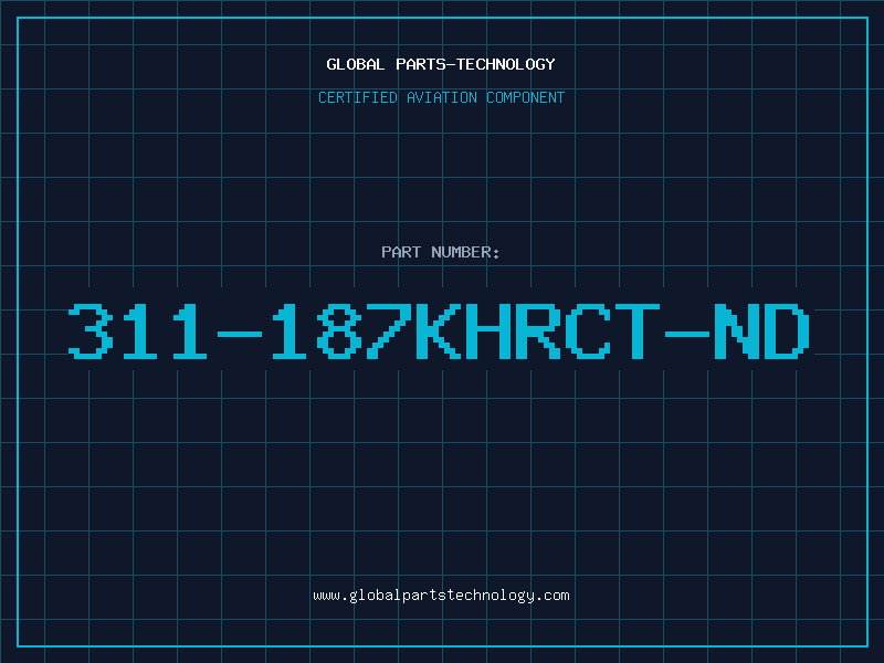 Aviation Part 311-187KHRCT-ND