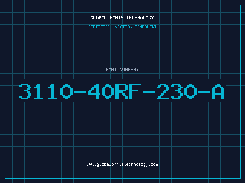 Aviation Part 3110-40RF-230-A