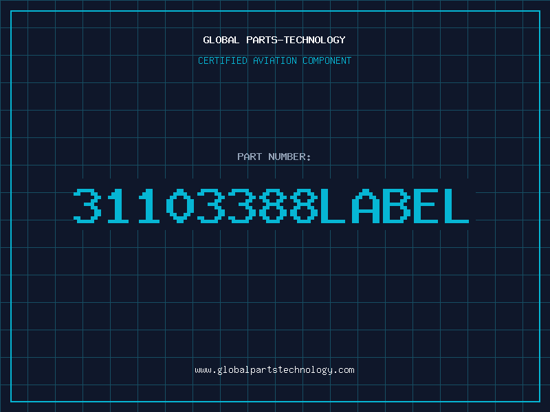 Aviation Part 31103388LABEL