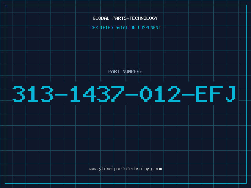 Aviation Part 313-1437-012-EFJ