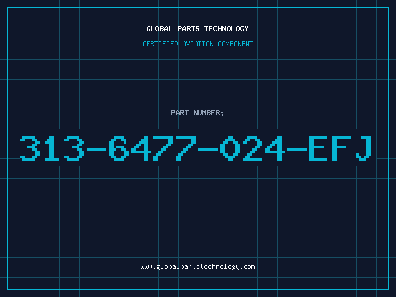 Aviation Part 313-6477-024-EFJ