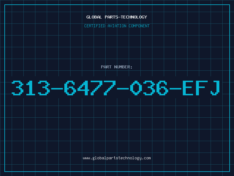 Aviation Part 313-6477-036-EFJ
