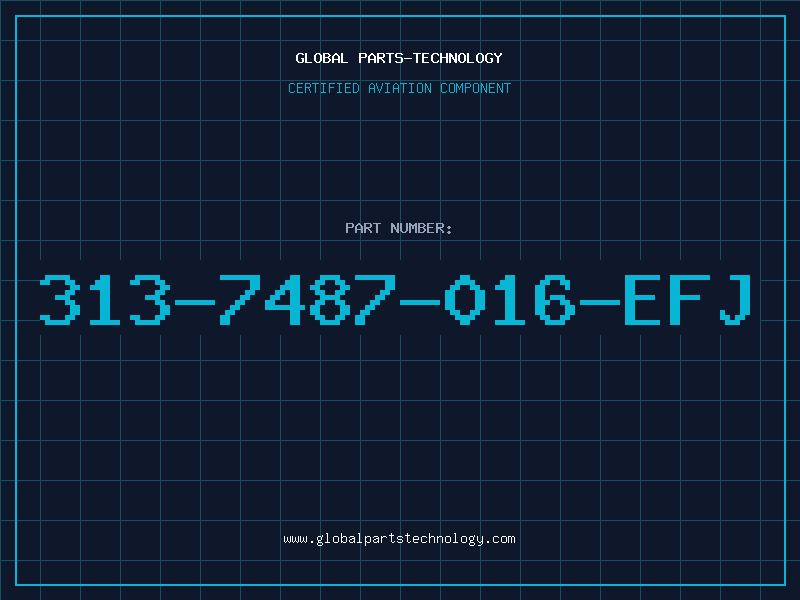 Aviation Part 313-7487-016-EFJ