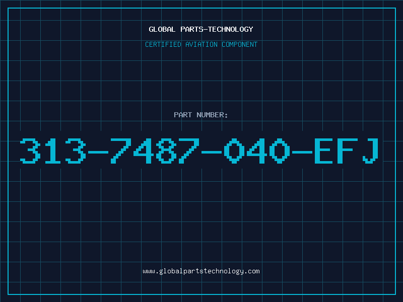 Aviation Part 313-7487-040-EFJ