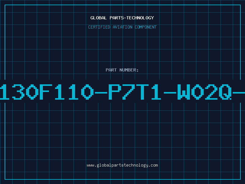 Aviation Part 3130F110-P7T1-W02Q-1