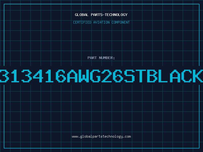 Aviation Part 313416AWG26STBLACK