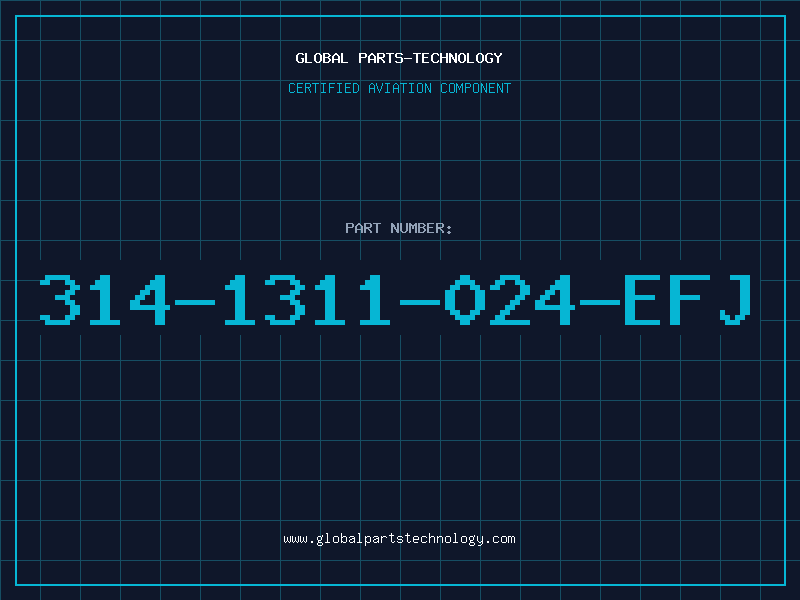 Aviation Part 314-1311-024-EFJ