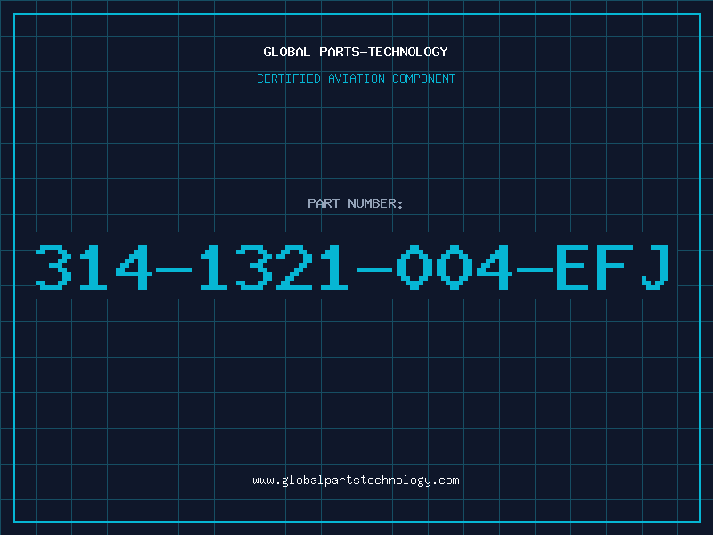 Aviation Part 314-1321-004-EFJ