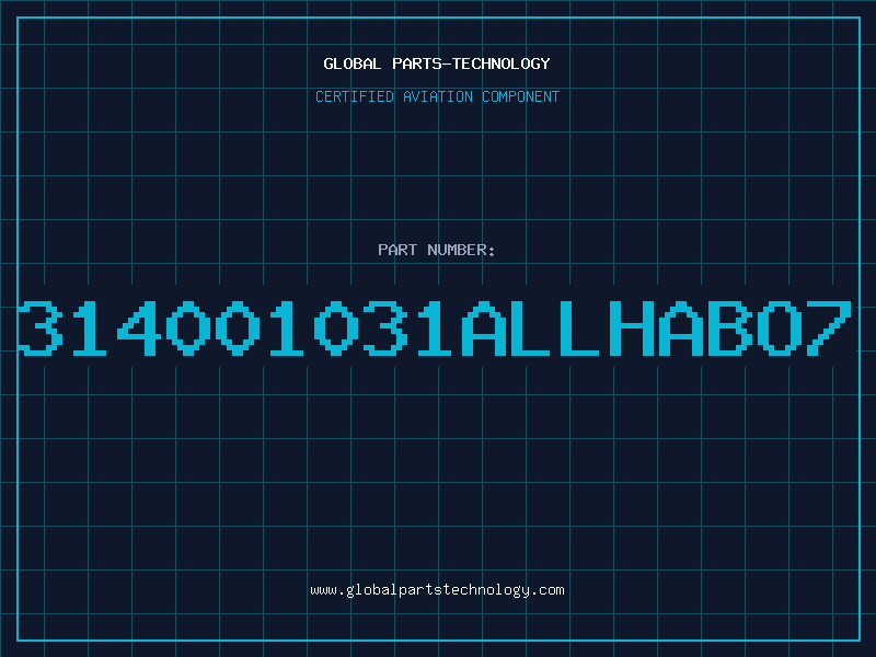 Aviation Part 314001031ALLHABO7