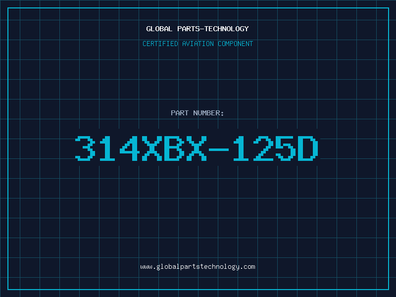 Aviation Part 314XBX-125D