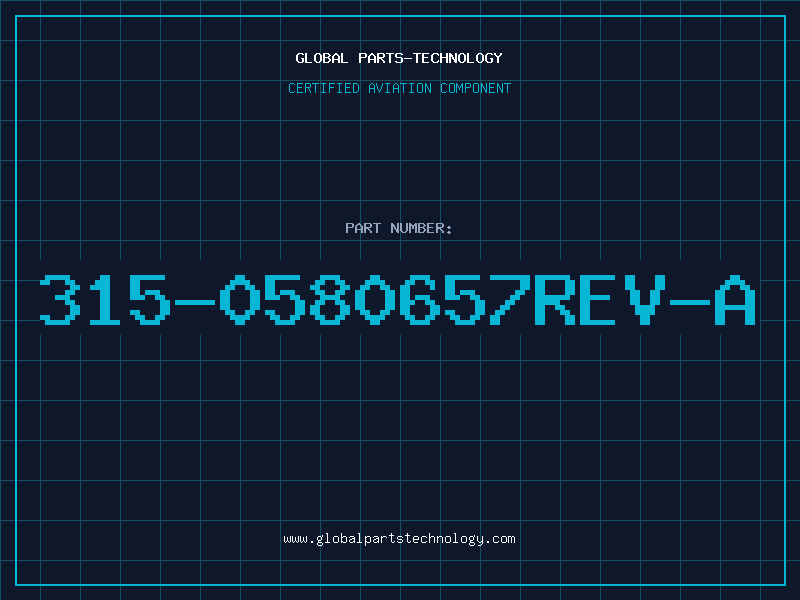 Aviation Part 315-0580657REV-A