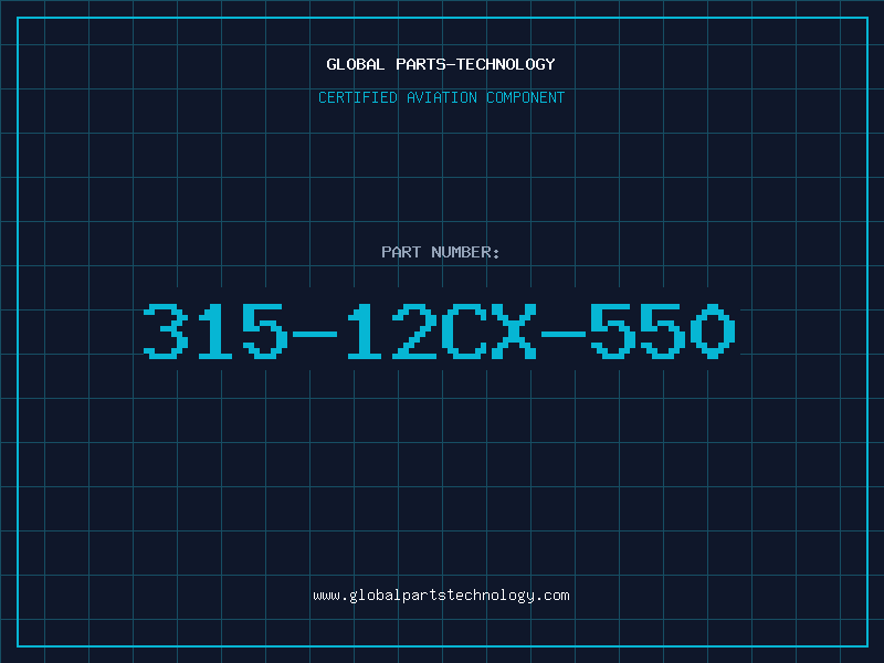 Aviation Part 315-12CX-550