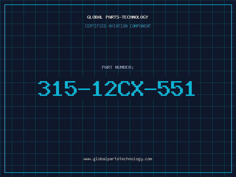 Aviation Part 315-12CX-551