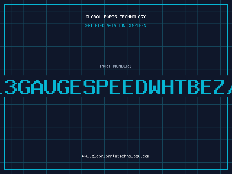 Aviation Part 31513GaugeSpeedWhtBez/Wht