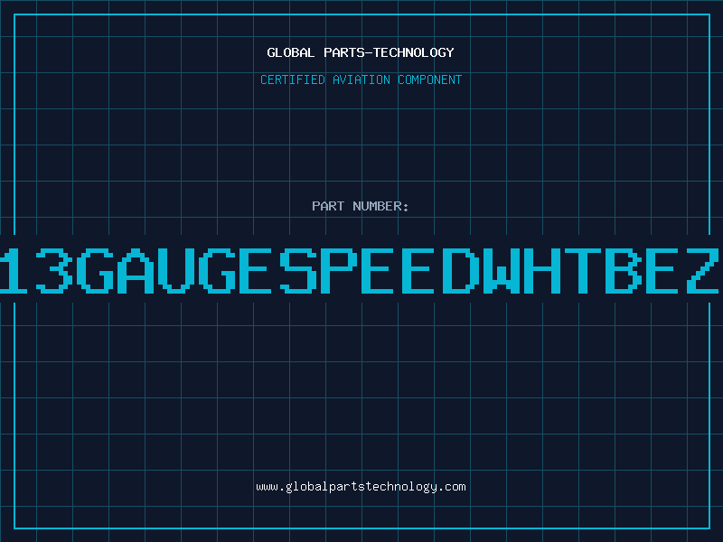 Aviation Part 31513GaugeSpeedWhtBezWht