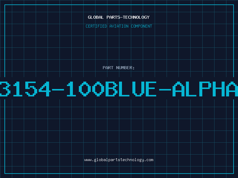 Aviation Part 3154-100BLUE-ALPHA