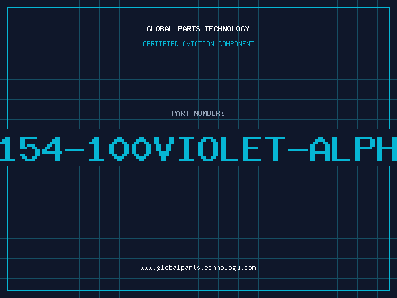 Aviation Part 3154-100VIOLET-ALPHA