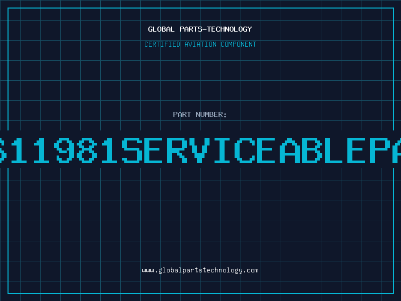 Aviation Part 31611981serviceablepart