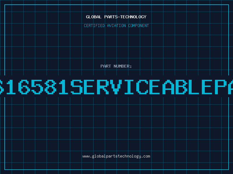 Aviation Part 31616581serviceablepart