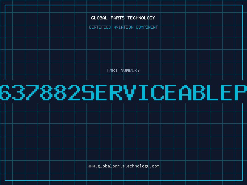 Aviation Part 31637882serviceablepar