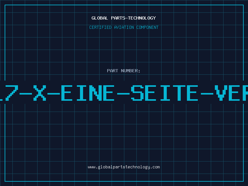 Aviation Part 317-X-EINE-SEITE-VERK