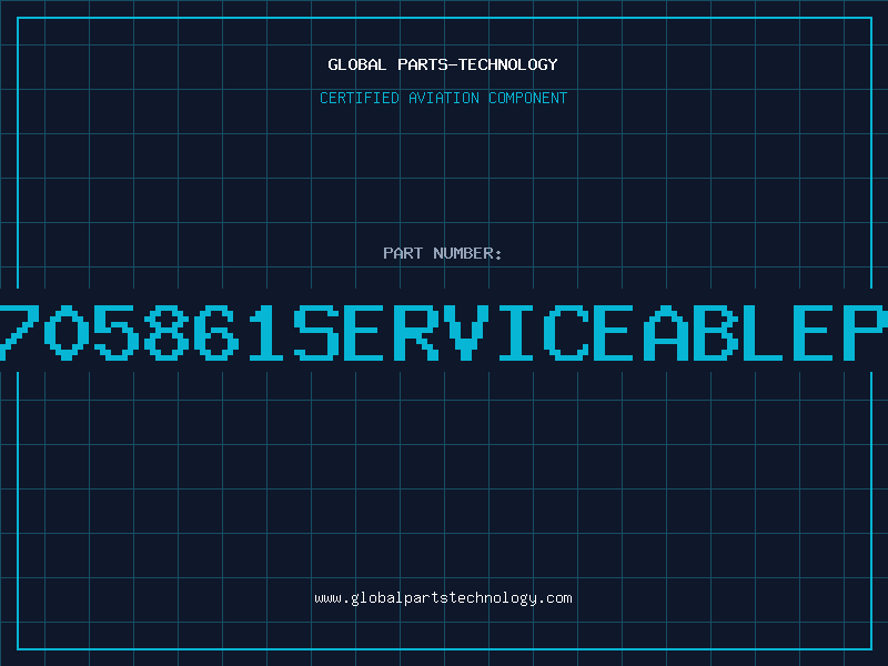 Aviation Part 31705861serviceablepar