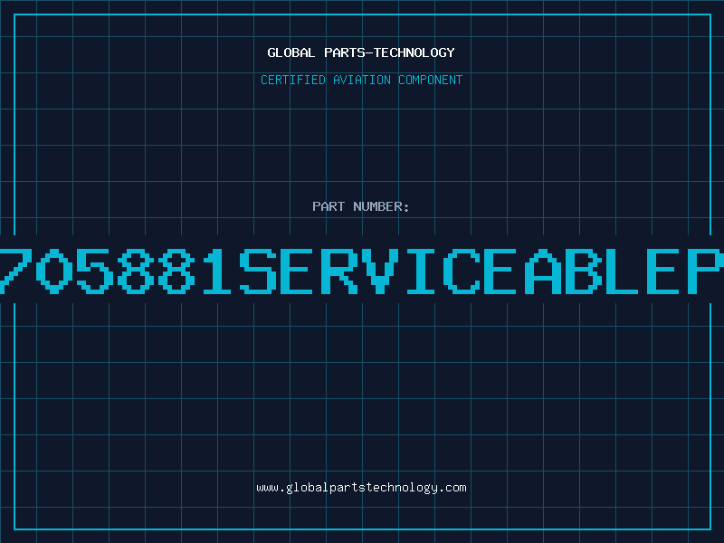 Aviation Part 31705881serviceablepar