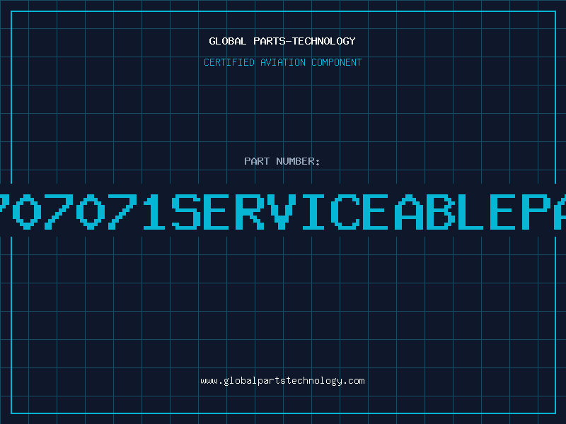 Aviation Part 31707071serviceablepart