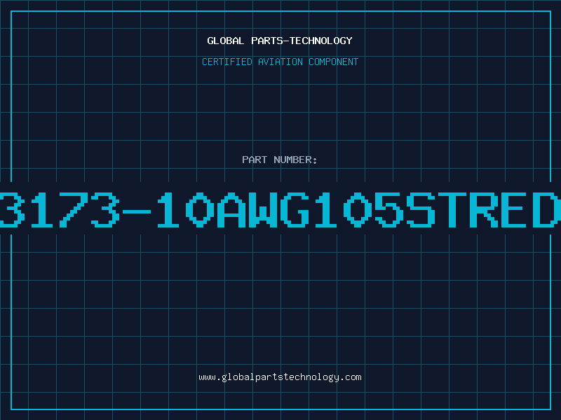 Aviation Part 3173-10AWG105STRED