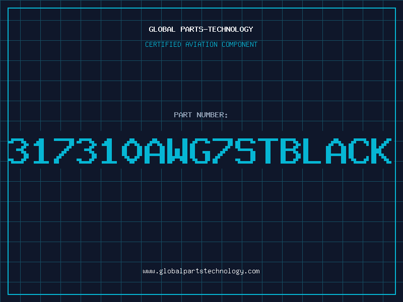 Aviation Part 317310AWG7STBLACK