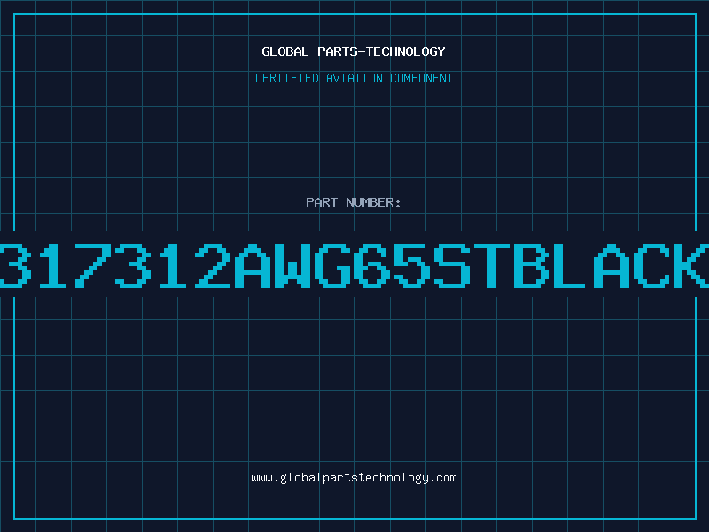 Aviation Part 317312AWG65STBLACK