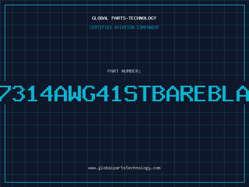 Aviation Part 317314AWG41STBAREBLACK