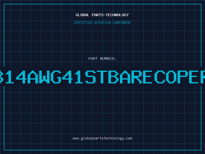 Aviation Part 317314AWG41STBARECOPERRED