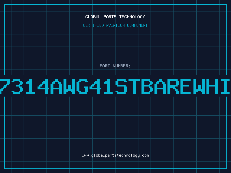 Aviation Part 317314AWG41STBAREWHITE