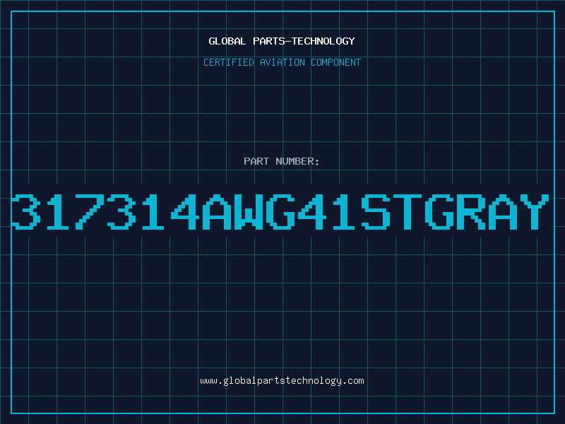 Aviation Part 317314AWG41STGRAY