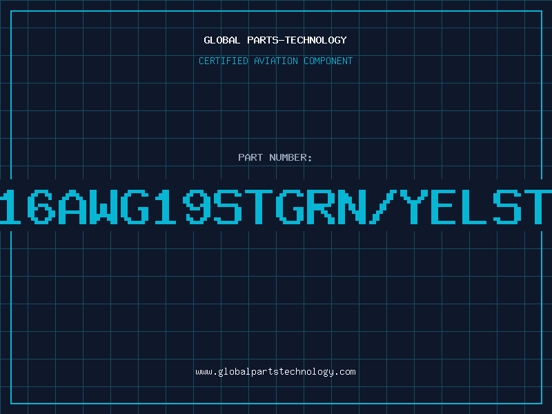 Aviation Part 317316AWG19STGRN/YELSTRIPE