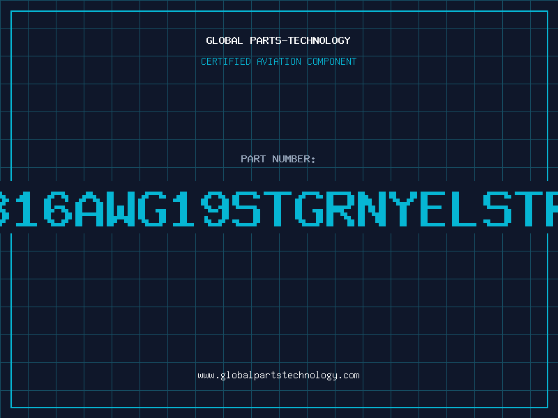 Aviation Part 317316AWG19STGRNYELSTRIPE