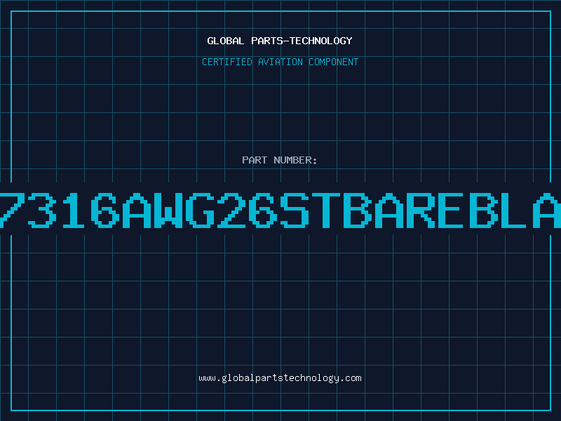 Aviation Part 317316AWG26STBAREBLACK