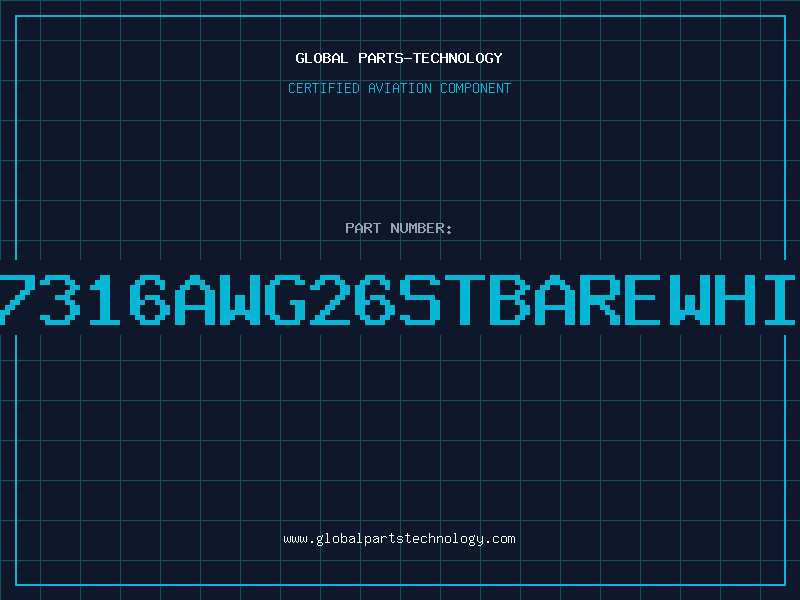 Aviation Part 317316AWG26STBAREWHITE