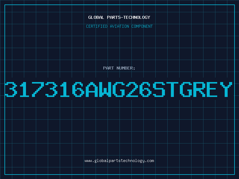 Aviation Part 317316AWG26STGREY