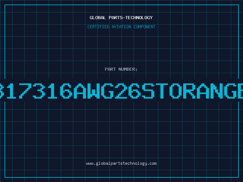 Aviation Part 317316AWG26STORANGE