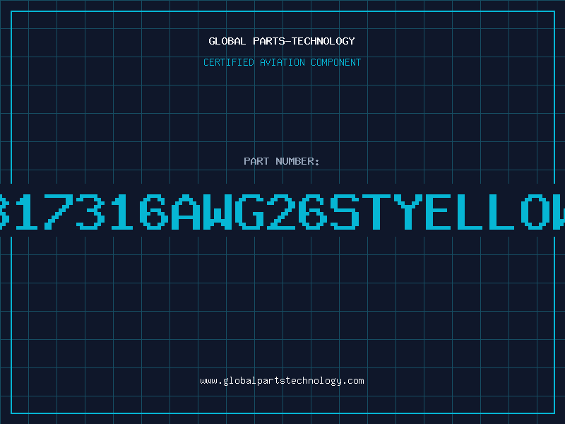 Aviation Part 317316AWG26STYELLOW